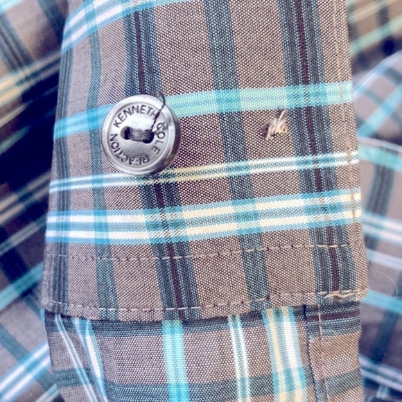 Kenneth‎ Cole Reaction Dress Shirt Slim Fit 17 34-35 - Picture 5 of 5